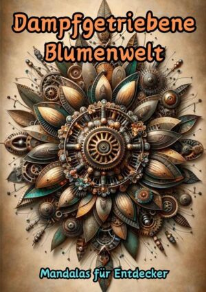 Das Ausmalbuch vereint die faszinierende Welt des Steampunk mit der beruhigenden Kunst der Mandalas, indem es florale und mechanische Elemente auf einzigartige Weise miteinander verwebt. Durch jede Seite führt eine Reise in eine imaginäre Vergangenheit, in der Dampfmaschinen und Natur in harmonischer Koexistenz stehen. Dieses Buch bietet eine Flucht aus dem Alltag und lädt dazu ein, in eine Welt voller detaillierter Zeichnungen einzutauchen, die sowohl zum Entspannen als auch zum Entdecken anregen.