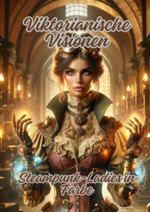 "Viktorianische Visionen: Steampunk- Ladies in Farbe" ist ein Ausmalbuch, das die schillernde Welt des Steampunk einfängt, einer Ära, in der viktorianische Pracht auf futuristische Erfindungen trifft. Die Leserinnen und Leser werden auf eine visuelle Reise mitgenommen, auf der jede Seite detailreiche Darstellungen von Damen in aufwendigen Steampunk- Outfits bietet, komplett mit Zahnrädern, Korsetts und mechanischen Gadgets. Dieses Buch lädt dazu ein, die Grenzen der eigenen Kreativität zu erweitern, indem es die Pracht der viktorianischen Mode mit der Faszination für Mechanik und Erfindungen verbindet.