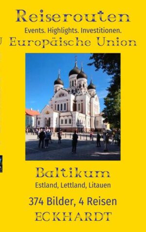 Wir haben von Portugal ausgehend Reisen in die Länder der Europäischen Union (EU) unternommen. Wir wollten verstehen, was die Politik mit der Wirtschaft macht, wie die kulturellen Gegebenheiten wirken, ob die Finanzen solide und Investitionen möglich sind. Unsere in Form von Reiseberichten laufend aktualisierten Eindrücke werden durch zahlreiche Fotos untermauert, die Lust darauf machen sollen, selbst dorthin zu reisen, sich mit den Gegebenheiten dort selbst vertraut zu machen. Alle Reiserouten können kombiniert werden und auch von der jeweiligen Landeshauptstadt (mit Internationalem Flughafen) ausgehen. In diesen Band haben wir die europäischen Länder des Baltikum aufgenommen, die unter touristischen Gesichtspunkten interessant sein dürften. Heutzutage kann sich jeder auf den einschlägigen Seiten der Airlines, der Hotels, der Mietwagen- und Busgesellschaften sowie der entsprechenden Vergleichsportale über Kosten und Risiken unproblematisch und vor allem tagesaktuell selbst informieren. Wir können uns dies also im Interesse eines handlichen Reisebegleiters schenken.