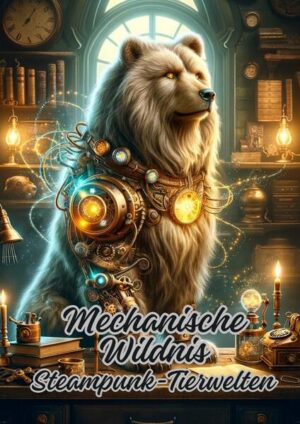 "Mechanische Wildnis: Steampunk- Tierwelten" ist eine faszinierende Fusion aus Natur und Maschinerie, die die Leser dazu einlädt, eine Welt zu entdecken, in der Tiere durch das Prisma des Steampunk neu interpretiert werden. Dieses Malbuch präsentiert eine einzigartige Sammlung von Illustrationen, die sowohl die Schönheit der Tierwelt als auch die Erfindungskraft des Steampunk- Genres einfangen. Jede Seite offenbart detaillierte Darstellungen mechanischer Tiere, eingebettet in eine Welt, in der Technologie und Natur in harmonischer Koexistenz stehen, und schafft so einen inspirierenden Raum für kreative Farbexperimente.