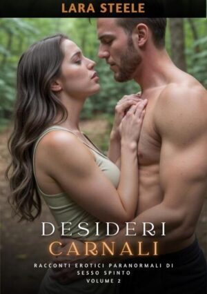 Desideri Carnali: Racconti Erotici Paranormali di Sesso Spinto - Volume 2, di Lara Steele, è una collezione ardente di racconti che ti porteranno in un viaggio emozionante attraverso il mondo del piacere e del soprannaturale. Nel primo racconto, segui Sarena, una ragazza timida e formosa che si ritrova in una situazione inattesa quando la sua migliore amica, Jess, la sorprende con un affascinante ragazzo di nome Mike. Ma c'è molto di più dietro a Mike di quanto Sarena possa immaginare. Tra incontri improvvisi, perdite di lavoro e desideri inaspettati, il destino di Sarena prende una svolta che non avrebbe mai previsto. Scopri la passione travolgente e l'inaspettato piacere che si nasconde dietro ogni pagina di questo racconto avvincente. Preparati a essere trasportato in un mondo di lussuria e mistero, dove i confini tra il normale e il sovrannaturale si sfumano, e dove ogni desiderio può essere realizzato. Con Desideri Carnali, Lara Steele ti guida attraverso un'avventura erotica che non dimenticherai facilmente.