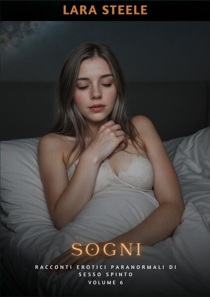 Esplora l'incanto dei sogni e lasciati trasportare dalla passione bruciante di "Sogni: Racconti Erotici Paranormali di Sesso Spinto - Volume 6". Entra nel mondo sensuale dei sogni e scopri l'intensità erotica degli incontri paranormali attraverso storie coinvolgenti e appassionanti. Nella storia d'apertura, due sconosciuti si incontrano casualmente in un caffè, ma ciò che segue è tutto tranne che ordinario. Attraverso sguardi intensi e sussurri provocanti, si scatena una connessione erotica che sfida ogni regola. Scopri il piacere e l'emozione di un incontro che va oltre i confini del reale, in un viaggio sensoriale che ti lascerà senza fiato. Dai libero sfogo alle tue fantasie più ardenti con "Sogni: Racconti Erotici Paranormali di Sesso Spinto - Volume 6".