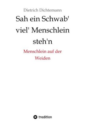 Das Buch ist wie der vorherige Titel "Die Nachricht vom Nanotier" ein Gedichtband. "Sah ein Schwab' viel' Menschlein steh'n" lüftet den Vorhang der uns umgebenden Scheinwelt ein weiteres Mal. Dabei werden die absurden Agenden der selbsternannten Welt-"Verbesserer" (m/w) sichtbar.