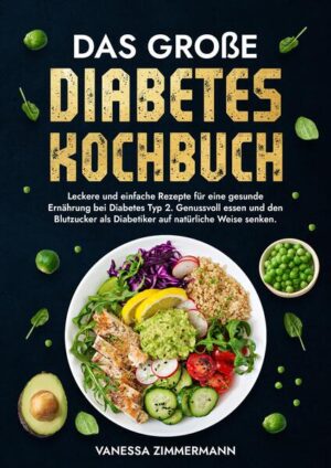 Leidest Du an Diabetes Typ 2 und bist auf der Suche nach einer Ernährungsweise, die Deinen Blutzuckerspiegel stabilisiert und gleichzeitig Genuss bietet? Bist Du es leid, ständig besorgt zu sein, welche Lebensmittel Deinen Blutzuckerspiegel in die Höhe treiben könnten? Möchtest Du lernen, wie Du Deine Ernährung anpassen kannst, um Deine Gesundheit zu verbessern und gleichzeitig das Essen weiterhin zu genießen? Dann ist dieses Kochbuch genau das, was Du brauchst! Es ist Dein idealer Begleiter auf dem Weg zu einem Leben mit stabilem Blutzuckerspiegel, indem es Dir einfache, leckere und diabetesfreundliche Rezepte bietet, die Du mühelos in Deinen Alltag integrieren kannst. Warum Du Dich für eine diabetes-freundliche Ernährung entscheiden solltest: - Blutzuckerregulierung: Durch eine angepasste Ernährung kannst Du Deinen Blutzucker auf natürliche Weise im Gleichgewicht halten und das Risiko von Hypoglykämien (Unterzuckerung) sowie Hyperglykämien (Überzuckerung) minimieren. - Steigerung der Lebensqualität: Genieße eine Vielzahl an schmackhaften Gerichten, die speziell darauf ausgerichtet sind, Deine Gesundheit zu verbessern und Dir Freude am Essen zu bereiten. - Verbesserung der Stoffwechselfunktion: Eine auf Diabetes Typ-2 abgestimmte Ernährung unterstützt Deinen Stoffwechsel und fördert eine gesunde Insulinempfindlichkeit. - Allgemeines Wohlbefinden: Diese Ernährungsweise trägt zu einem besseren allgemeinen Wohlbefinden bei und hilft Dir, ein aktives und erfülltes Leben zu führen. Mit diesem Rezeptbuch wird die Ernährung bei Diabetes mellitus zum Kinderspiel. Freue Dich auf eine Vielzahl an Rezepten, die einfach, schnell zubereitet und frei von komplizierten Zutaten sind. Ideal, um die Herausforderungen des Alltags mit Leichtigkeit zu meistern. Warum dieses Kochbuch ein Muss für jeden ist, der an Diabetes leidet: - Vielfalt: Ob inspirierende Frühstücksideen, nahrhafte Hauptmahlzeiten oder leichte Snacks - dieses Buch bietet für jede Gelegenheit und jeden Geschmack das richtige Rezept. - Einfache Zubereitung: Die Rezepte sind klar strukturiert und leicht nachzukochen - ideal für Kochanfänger und Profis gleichermaßen. - Gesundheit im Fokus: Jedes Gericht wurde sorgfältig ausgewählt, um nicht nur lecker, sondern auch gesund zu sein. - Zeitsparend: Die meisten Gerichte sind in unter 30 Minuten fertig, perfekt für den hektischen Alltag. Nimm Dein Wohlbefinden selbst in die Hand. Kaufe jetzt dieses Kochbuch und beginne Deinen Weg zu einem genussvollen und beschwerdefreien Leben. Es ist Zeit, die Kontrolle zurückzugewinnen und jeden Bissen ohne Sorgen zu genießen.