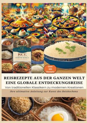 In diesem umfassenden Führer entdecken Sie die Geheimnisse hinter dem perfekten Kochen von Reis, lernen vielfältige Sorten und ihre einzigartigen Eigenschaften kennen und tauchen in eine Sammlung von Rezepten ein, die jeden Gaumen begeistern. "REISREZEPTE AUS DER GANZEN " ist nicht nur ein Rezeptbuch