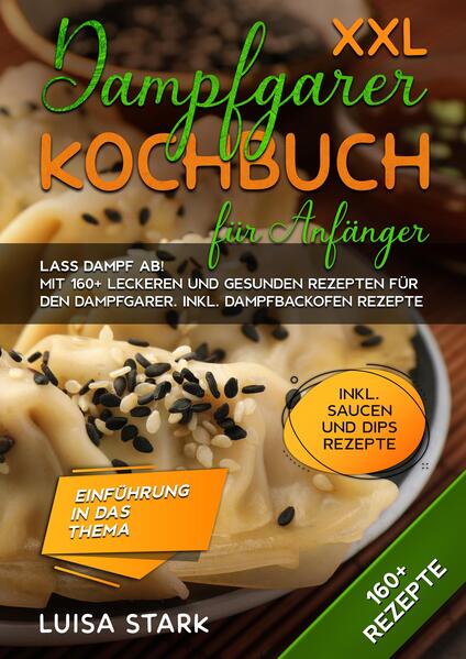 Dieses Dampfgarer-Kochbuch ist voll von köstlichen, leicht zuzubereitenden Rezepten! Mit über 160+ Rezepten zur Auswahl, finden Sie in diesem Kochbuch bestimmt das, wonach Sie suchen... Einer der größten Vorteile des Dampfens von Lebensmitteln, insbesondere von Gemüse, besteht darin, dass bei dieser Methode wichtige Vitamine in den Lebensmitteln verbleiben, anstatt sie auszukochen. Der Verzehr von gedünstetem Gemüse ist der beste Weg, um wichtige Vitamine aus Lebensmitteln zu erhalten, ohne auf Geschmack verzichten zu müssen. Brokkoli zum Beispiel behält über 80 Prozent seines Vitamin-C-Gehalts, wenn er gedünstet wird, während er in der Mikrowelle nur 3 Prozent verliert. Und was noch wichtiger ist: Sie erhalten diese gesundheitlichen Vorteile, ohne auf den Geschmack und die Konsistenz Ihres Essens verzichten zu müssen. Was ist ein Dampfgarer? Ein Dampfgarer dient zum Garen von Fleisch und Gemüse über Dampf, der mit Hilfe von kochendem Wasser erzeugt wird. Je nach Aufbau und Verwendung kann es sich um ein einfaches oder aufwendiges Gerät handeln, das jedoch nur einen Zweck hat: das Garen von Lebensmitteln mit Hilfe von Dampf, indem mit einem Deckel Druck ausgeübt wird. Ein Schnellkochtopf nutzt ebenfalls Dampf zum Kochen, benötigt aber eine geschlossene Umgebung, um den Druck zu maximieren und die Speisen bei höheren Temperaturen zu garen. Ein Dampfgarer verwendet nur Dampf bei normalem Druck und wird mit kochendem Wasser hergestellt. Dämpfen ist im Gegensatz zum Kochen in der Regel vorzuziehen. Durch die Verwendung von Dampf kann die Temperatur des Kochwassers niedrig gehalten werden, wodurch die Nährstoffe in den Lebensmitteln erhalten bleiben und ein Anbrennen verhindert wird