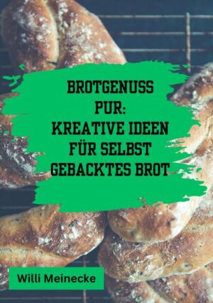 "Brotgenuss pur" ist ein inspirierendes Buch voller kreativer Ideen für selbst gebackenes Brot. Mit 56 Rezepten aus den Kategorien Klassisch, Kreativ, für besondere Anlässe und Backen mit Kindern, bietet es eine Vielzahl von Möglichkeiten, den eigenen Brotback-Horizont zu erweitern. Ob traditionelle Vollkornbrote, innovative Kreationen mit ungewöhnlichen Zutaten oder lustige Projekte zum Backen mit den Kleinen - hier ist für jeden Geschmack und jede Gelegenheit etwas dabei. Lassen Sie sich von den vielfältigen Rezepten inspirieren und entdecken Sie die Freude am Selberbacken!