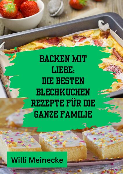 In "Backen mit Liebe: Die besten Blechkuchen Rezepte für die ganze Familie" finden Sie über 112 köstliche und einfach zu backende Rezepte für jeden Anlass. Ob für gemütliche Kaffeekränzchen, Geburtstagsfeiern oder einfach nur für den Genuss zwischendurch - dieses Buch bietet für jeden Geschmack und jede Gelegenheit das passende Rezept. Ein Buch, das nicht nur den Gaumen, sondern auch die Seele glücklich macht!