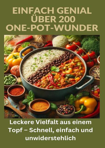 "One-Pot-Wunder: Einfach, schnell und köstlich" ist nicht nur ein Kochbuch, es ist eine Einladung, die Freude am Kochen neu zu entdecken - mit nur einem Topf. Jedes der 200 Rezepte wurde sorgfältig ausgewählt, um maximale Geschmackserlebnisse mit minimaler Küchenausrüstung zu garantieren. Von herzhaften Frühstücksaufläufen über nahrhafte Suppen und Eintöpfe bis hin zu verführerischen Desserts - jedes Rezept ist einfach zu folgen und reduziert den Abwasch auf ein Minimum. Egal, ob Sie einen schnellen Feierabend-Genuss suchen oder ein beeindruckendes Gericht für besondere Anlässe - lassen Sie sich von der Einfachheit und Kreativität von One-Pot-Gerichten inspirieren.