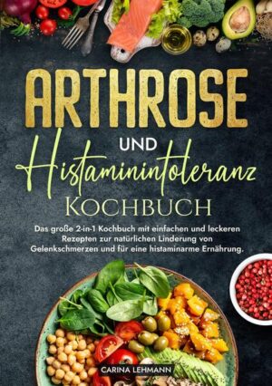 Erlebe die ultimative Kombination für eine gesundheitsbewusste Ernährung mit diesem einzigartigen 2-in-1-Kochbuch, das sowohl arthrosefreundliche als auch histaminarme Rezepte bietet. Dieses Kochbuch ist perfekt für alle, die trotz gesundheitlicher Herausforderungen nicht auf den Genuss schmackhafter Mahlzeiten verzichten möchten. Warum dieses Kochbuch wählen? Hier sind die Vorteile beider Ernährungsweisen: - Linderung von Schmerzen und Symptomen: Egal, ob Du unter Arthrose leidest oder Histaminintoleranz bekämpfst, die speziell entwickelten Rezepte helfen, Entzündungen, Schmerzen und andere unangenehme Symptome zu lindern. - Verbesserung der Knochengesundheit: Eine Ernährung, die reich an Kalzium und Vitamin D ist, kann helfen, die Knochenstärke zu verbessern und Arthrose zu verhindern. - Stärkung des Immunsystems: Eine ausgewogene, histaminarme Ernährung unterstützt das Immunsystem und hilft, Allergien in Schach zu halten. - Förderung der allgemeinen Gesundheit: Diese Ernährungsweisen verbessern nicht nur spezifische Beschwerden, sondern stärken auch die gesamte Gesundheit. Was bietet das Kochbuch? - Vielfältige Rezepte für jeden Anlass: Von nährstoffreichen Frühstücksideen über Hauptgerichte bis hin zu köstlichen Desserts - dieses Rezeptbuch deckt jede Mahlzeit ab und bietet vielfältige Optionen für jeden Geschmack. - Einfache Zubereitung: Die Rezepte sind leicht nachzukochen, auch für Kochanfänger, und benötigen keine exotischen Zutaten, was die tägliche Zubereitung erleichtert. - Gesundheitlich vorteilhaft: Jedes Rezept wurde sorgfältig ausgewählt, um gesundheitliche Vorteile zu maximieren, ohne auf Geschmack zu verzichten. - Zeitsparend: Viele der Rezepte sind schnell zubereitet, ideal für einen beschäftigten Alltag. Also, was hält Dich noch zurück? Kaufe jetzt dieses Kochbuch und beginne den Weg zu einem genussvollen und beschwerdefreien Leben. Dein Körper wird es Dir danken!