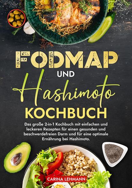 Bist Du es leid, ständig von Verdauungsproblemen, den Symptomen des Reizdarms oder der Hashimoto-Thyreoiditis geplagt zu werden? Hast Du Schwierigkeiten, Mahlzeiten zu finden, die sowohl Deinen Magen-Darm-Trakt schonen als auch Deine Schilddrüsenfunktion unterstützen und gleichzeitig köstlich schmecken? Dann ist dieses 2-in-1-Kochbuch die perfekte Wahl für Dich! Es zeigt Dir, wie Du Deinen Speiseplan FODMAP-arm und Hashimoto-gerecht gestalten kannst, ohne dabei auf Geschmack und Vielfalt zu verzichten. Warum dieses Kochbuch wählen? Hier sind die Vorteile beider Ernährungsweisen: - Linderung von Verdauungs- und Schilddrüsensymptomen: Die speziellen Diäten können Blähungen, Bauchschmerzen, Müdigkeit und Stimmungsschwankungen reduzieren. - Verbesserung der Darm- und Schilddrüsengesundheit: Die richtige Ernährung bringt das Verdauungssystem und die Hormonbalance ins Gleichgewicht. - Individuelle Verträglichkeit: Entdecke, welche Nahrungsmittel für Dich verträglich sind, um Deine Ernährung optimal anzupassen. - Förderung der allgemeinen Gesundheit: Diese Ernährungsweise unterstützt nicht nur die Darm- und Schilddrüsengesundheit, sondern kann auch das allgemeine Wohlbefinden verbessern. Dieses Rezeptbuch bietet Dir eine Vielzahl an leckeren, einfachen Rezepten, die keine exotischen Zutaten benötigen und schnell zuzubereiten sind. Von Frühstücksideen über Hauptgerichte bis hin zu Desserts - dieses Kochbuch bietet für jede Tageszeit und jeden Geschmack das passende Rezept. Warum dieses Kochbuch ein Muss für jeden ist, der empfindlich auf FODMAPs reagiert oder an Hashimoto leidet: - Vielseitigkeit: Entdecke Gerichte, die sowohl Deinen Darm als auch Deine Schilddrüse unterstützen. - Einfach zu befolgen: Die Rezepte sind klar und einfach zu befolgen, perfekt für Anfänger. - Gesundheitlich vorteilhaft: Jedes Rezept wurde mit Blick auf gesundheitliche Vorteile entwickelt. - Zeitsparend: Die meisten Rezepte sind in weniger als 30 Minuten fertig, ideal für vielbeschäftigte Menschen. Kaufe jetzt dieses Kochbuch und genieße den Weg zu einem beschwerdefreien Leben. Dein Körper wird es Dir danken!