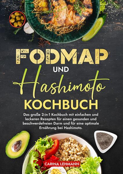 Bist Du es leid, ständig von Verdauungsproblemen, den Symptomen des Reizdarms oder der Hashimoto-Thyreoiditis geplagt zu werden? Hast Du Schwierigkeiten, Mahlzeiten zu finden, die sowohl Deinen Magen-Darm-Trakt schonen als auch Deine Schilddrüsenfunktion unterstützen und gleichzeitig köstlich schmecken? Dann ist dieses 2-in-1-Kochbuch die perfekte Wahl für Dich! Es zeigt Dir, wie Du Deinen Speiseplan FODMAP-arm und Hashimoto-gerecht gestalten kannst, ohne dabei auf Geschmack und Vielfalt zu verzichten. Warum dieses Kochbuch wählen? Hier sind die Vorteile beider Ernährungsweisen: - Linderung von Verdauungs- und Schilddrüsensymptomen: Die speziellen Diäten können Blähungen, Bauchschmerzen, Müdigkeit und Stimmungsschwankungen reduzieren. - Verbesserung der Darm- und Schilddrüsengesundheit: Die richtige Ernährung bringt das Verdauungssystem und die Hormonbalance ins Gleichgewicht. - Individuelle Verträglichkeit: Entdecke, welche Nahrungsmittel für Dich verträglich sind, um Deine Ernährung optimal anzupassen. - Förderung der allgemeinen Gesundheit: Diese Ernährungsweise unterstützt nicht nur die Darm- und Schilddrüsengesundheit, sondern kann auch das allgemeine Wohlbefinden verbessern. Dieses Rezeptbuch bietet Dir eine Vielzahl an leckeren, einfachen Rezepten, die keine exotischen Zutaten benötigen und schnell zuzubereiten sind. Von Frühstücksideen über Hauptgerichte bis hin zu Desserts - dieses Kochbuch bietet für jede Tageszeit und jeden Geschmack das passende Rezept. Warum dieses Kochbuch ein Muss für jeden ist, der empfindlich auf FODMAPs reagiert oder an Hashimoto leidet: - Vielseitigkeit: Entdecke Gerichte, die sowohl Deinen Darm als auch Deine Schilddrüse unterstützen. - Einfach zu befolgen: Die Rezepte sind klar und einfach zu befolgen, perfekt für Anfänger. - Gesundheitlich vorteilhaft: Jedes Rezept wurde mit Blick auf gesundheitliche Vorteile entwickelt. - Zeitsparend: Die meisten Rezepte sind in weniger als 30 Minuten fertig, ideal für vielbeschäftigte Menschen. Kaufe jetzt dieses Kochbuch und genieße den Weg zu einem beschwerdefreien Leben. Dein Körper wird es Dir danken!