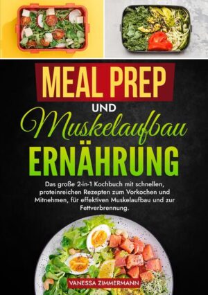 Suchst Du nach einer Möglichkeit, Deine Mahlzeiten vorauszuplanen und dabei Zeit, Geld und Stress zu sparen? Möchtest Du effektiv Muskeln aufbauen und Deine Fitness steigern, ohne dabei auf schmackhafte Mahlzeiten verzichten zu müssen? Dann ist dieses große 2-in-1 Kochbuch genau das Richtige für Dich! Entdecke die Kunst des Vorkochens und die Vorteile einer proteinreichen Ernährung, die Deinen Alltag erleichtern und Deine Fitnessziele unterstützen kann. Dieses Kochbuch bietet Dir zahlreiche Vorteile: - Zeiteffizienz und optimale Proteinversorgung: Koche einmal vor und genieße mehrere Mahlzeiten, die reich an Proteinen sind und Deine Muskeln unterstützen. - Gesundheit und Genuss: Vermeide ungesunde Spontanentscheidungen und genieße leckere, nahrhafte Mahlzeiten, die Muskelaufbau und Genuss verbinden. - Budgetfreundlichkeit und weniger Lebensmittelverschwendung: Spare Geld und reduziere Lebensmittelverschwendung durch geplantes Kochen mit erschwinglichen Zutaten. - Energie und Regeneration: Erhalte langanhaltende Energie für Deine Workouts und unterstütze die Regeneration Deiner Muskeln durch ausgewogene Nährstoffe. Warum Du dieses Kochbuch unbedingt in Deiner Sammlung haben solltest: - Vielfalt an Rezepten: Entdecke Rezeptideen von vegetarisch und vegan bis zu Low Carb, leckeren Frühstücksideen und Desserts. - Budgetfreundlich: Du musst kein Vermögen ausgeben, um gesund zu essen. Viele Zutaten sind leicht verfügbar und erschwinglich. - Einfach und verständlich: Alle Rezepte sind leicht nachzukochen, auch wenn Du kein Profi in der Küche bist. - Kreative Ideen: Lass Dich von neuen Rezeptideen inspirieren und bringe Abwechslung in Deinen Speiseplan. Kaufe noch heute dieses Rezeptbuch und erlebe, wie es Deinen Alltag erleichtert und Dich dabei unterstützt, gesund, stark und voller Energie zu sein!