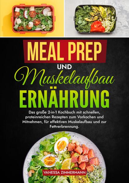 Suchst Du nach einer Möglichkeit, Deine Mahlzeiten vorauszuplanen und dabei Zeit, Geld und Stress zu sparen? Möchtest Du effektiv Muskeln aufbauen und Deine Fitness steigern, ohne dabei auf schmackhafte Mahlzeiten verzichten zu müssen? Dann ist dieses große 2-in-1 Kochbuch genau das Richtige für Dich! Entdecke die Kunst des Vorkochens und die Vorteile einer proteinreichen Ernährung, die Deinen Alltag erleichtern und Deine Fitnessziele unterstützen kann. Dieses Kochbuch bietet Dir zahlreiche Vorteile: - Zeiteffizienz und optimale Proteinversorgung: Koche einmal vor und genieße mehrere Mahlzeiten, die reich an Proteinen sind und Deine Muskeln unterstützen. - Gesundheit und Genuss: Vermeide ungesunde Spontanentscheidungen und genieße leckere, nahrhafte Mahlzeiten, die Muskelaufbau und Genuss verbinden. - Budgetfreundlichkeit und weniger Lebensmittelverschwendung: Spare Geld und reduziere Lebensmittelverschwendung durch geplantes Kochen mit erschwinglichen Zutaten. - Energie und Regeneration: Erhalte langanhaltende Energie für Deine Workouts und unterstütze die Regeneration Deiner Muskeln durch ausgewogene Nährstoffe. Warum Du dieses Kochbuch unbedingt in Deiner Sammlung haben solltest: - Vielfalt an Rezepten: Entdecke Rezeptideen von vegetarisch und vegan bis zu Low Carb, leckeren Frühstücksideen und Desserts. - Budgetfreundlich: Du musst kein Vermögen ausgeben, um gesund zu essen. Viele Zutaten sind leicht verfügbar und erschwinglich. - Einfach und verständlich: Alle Rezepte sind leicht nachzukochen, auch wenn Du kein Profi in der Küche bist. - Kreative Ideen: Lass Dich von neuen Rezeptideen inspirieren und bringe Abwechslung in Deinen Speiseplan. Kaufe noch heute dieses Rezeptbuch und erlebe, wie es Deinen Alltag erleichtert und Dich dabei unterstützt, gesund, stark und voller Energie zu sein!