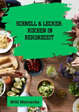 In dem Buch "Schnell & Lecker: Kochen in Rekordzeit" geht es darum, wie man gesunde und köstliche Mahlzeiten in weniger als 30 Minuten zubereiten kann. Das Buch enthält 200 einfache Rezepte für Singles, die schnell, einfach und lecker sind. Es bietet eine Vielzahl von Gerichten, von Salaten über Pasta-Gerichte bis hin zu Desserts, die schnell und einfach zuzubereiten sind, ohne auf Fast Food oder Fertiggerichte zurückgreifen zu müssen. Das Buch soll die Vielfalt der schnellen Küche aufzeigen und Singles die Möglichkeit bieten, abwechslungsreiche Gerichte zu genießen, die ihren Gaumen verwöhnen.