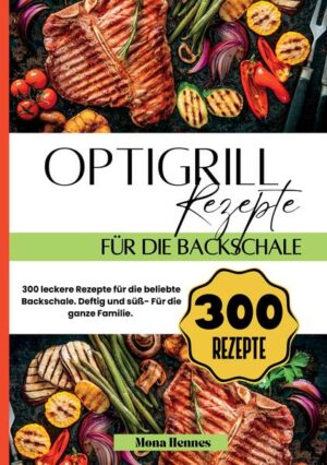 Optigrill Backschale - 300 leckere Rezepte für die beliebte Backschale. Entdecken Sie, was die Optigrill Backschale alles kann! Mit diesem Rezeptbuch erhalten Sie 300 leckere Rezepte, die speziell für die Optigrill Backschale entwickelt wurden. Ob herzhafte Hauptgerichte, saftige Fleischrezepte, zarter Fisch oder verlockende Desserts - hier ist für jeden etwas dabei. Vorteile der Optigrill Backschale: •Vielseitigkeit: Sie können nicht nur grillen, sondern auch backen, braten und gratinieren. •Einfache Reinigung: Die Backschale ist leicht zu reinigen und spart Ihnen Zeit. •Schnelle Zubereitung: Ihre Gerichte sind im Handumdrehen fertig. Tipps und Tricks: •Vorheizen: Heizen Sie die Backschale immer vor, um eine gleichmäßige Garung zu gewährleisten. •Fettarm Kochen: Sie benötigen nur wenig Öl, was fettarmes Kochen ermöglicht. •Vielfältige Möglichkeiten: Experimentieren Sie mit verschiedenen Zutaten und Rezepten - die Backschale ist sehr anpassungsfähig. Lassen Sie sich von der Vielfalt unserer Rezepte inspirieren und erleben Sie, wie einfach und lecker das Kochen mit der Optigrill Backschale sein kann. Egal, ob für einen schnellen Snack, ein gemütliches Abendessen mit der Familie oder ein besonderes Dinner mit Freunden - diese 300 Rezepte werden Sie und Ihre Gäste begeistern. Freuen Sie sich auf leckere Gerichte und viel Spaß beim Kochen. Guten Appetit!