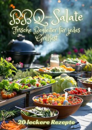 In "BBQ-Salate: Frische Begleiter für jedes Grillfest" dreht sich alles um die Kunst, das Grillen durch eine Vielzahl innovativer Salatrezepte zu bereichern. Das Buch entführt Leser in eine Welt voller frischer, farbenfroher und kreativer Salatideen, die perfekt zu jedem Barbecue passen. Von klassischen Beilagen bis hin zu neuen, aufregenden Kreationen, bietet es alles, was man braucht, um das nächste Grillfest kulinarisch aufzuwerten.