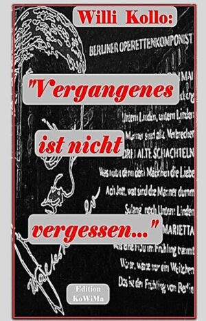 Wenn ein Autor, Textdichter, Komponist, Pianist, Liedersänger und Kabarettist seine Lebenserinnerungen schreibt, kann man sich auf pointierte Aussagen freuen. Wenn zudem das Wirken seines als Komponist und Dirigent nicht weniger berühmten Vaters Walter (1878-1940) aus der Zeit der Jahrhundertwende bis in den Zweiten Weltkrieg mit allem was politisch und kulturell hineinspielt, Gegenstand ist, wird das Buch ein einzigartiges Zeitdokument. Willi Kollo (1904-1988) hat seiner Tochter, der Musikverlegerin und Künstleragentin Marguerite Kollo, umfangreiche Aufzeichnungen hinterlassen. Mit Bild-Dokumenten, hilfreichen Begriffserklärungen und einem Namensregister, welches die Funktionen und Lebensdaten der genannten Personen liefert, wird das Buch zu einem Standardwerk. Walter Kollo wurde Operettenkomponist -, in Erinnerung bleiben seine vielen Lieder und Operetten wie „Drei alte Schachteln“ und „Wie einst im Mai“. In Anekdoten wird die Kunstszene Berlins beschrieben und auf die fördernden Kontakte Walters, die meist jüdischen Autoren und Theaterintendanten und die vielen berühmten Künstler dieser Zeit eingegangen. Walter Kollodzieyski hatte 1902 mit dem Wagemut der Jugend den Sprung in das kochende Meer der Reichshauptstadt gewagt. Königsberg, Warschau, das waren alles Städte, aber Berlin war mehr, war ein Begriff. Berlin, das war die gewaltige Zentrifuge, die alles magnetisch an sich riss, es auspresste, ein paar Mal durch den Wolf drehte, und was nicht genug Schwergewicht besaß, wieder an die Peripherie versprühte, wo es verkümmern und untergehen mochte.... Willi Kollo verbrachte seine drei ersten Lebensjahre bei seiner Großmutter in Ostpreußen, spielte „im Sarg der Großmutter“, weil sein Vater sich in Berlin verwirklichen musste und seine Mutter als „Tingeltangelsängerin“ immer unterwegs war. Seine Leiden in den Berliner Schulen, später in einem Internat, die geprägt waren von gewalttätigen Erziehungsmethoden, aber auch mit seltenen Freund- und Liebschaften, schildert er eindringlich. Der Erste Weltkrieg brachte traurige Abschiede, den „Film als neue Weltmacht“, die Einquartierung von Soldaten - und unwahrscheinlichen Erfolg mit dem Stück „Immer feste druff“, dessen Titel sich angeblich bezog auf einen Ausspruch des damals so beliebten Kronprinzen Wilhelm von Preußen. Die Schilderung der 1920er Jahre und der Nazizeit gerieten zum eindrücklichsten Kapitel und lesen sich wie ein Roman. Wir erfahren hier von der Art und Weise, wie beide, Vater und Sohn, sich unter größten Anstrengungen der politischen Vereinnahmung entziehen konnten sowie von der Willi Kollo eigenen schlagfertigen Rechtfertigung vor der britischen Entnazifizierungsbehörde. Eine Leserin schrieb: Anlässlich Ihrer Lesung habe ich mir das Buch mit den Erinnerungen Ihres Vaters gekauft und habe es vor ein paar Minuten ausgelesen. Das Buch wurde von Seite zu Seite und von Kapitel zu Kapitel spannender!!! Es hat mich sehr berührt