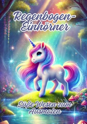 Das Malbuch „Regenbogen-Einhörner: Süße Wesen zum Ausmalen“ lädt Kinder in eine farbenfrohe Welt ein, in der zauberhafte Einhörner unter strahlenden Regenbögen leben. Jede Seite präsentiert diese süßen Wesen in liebevoll gestalteten Szenen, die darauf warten, mit bunten Farben zum Leben erweckt zu werden. Es ist ein kreatives Abenteuer, das Kinder dazu inspiriert, ihre Fantasie zu entfalten und in eine Welt voller Regenbögen und Magie einzutauchen.