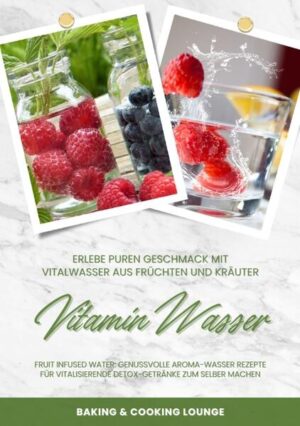 Entdecke "Vitamin Wasser: Erlebe puren Geschmack mit Vitalwasser aus Früchten und Kräutern" - Dein Schlüssel zu erfrischenden, gesunden Getränken!  In diesem Buch findest du:  • Aroma-Wasser selber machen: Frische Rezepte mit Früchten und Kräutern. • Elektrolyte & Hydration: Wie Vitamin-Wasser deinen Körper optimal unterstützt. • Gesundheits-Boost: Entdecke die Vorteile von Ananas, Beeren, Zitronen und mehr. • Kräuterkraft: Nutze Basilikum, Minze, Lavendel und andere Kräuter für mehr Wohlbefinden. • Detox-Rezepte: Trink dich fit und entgifte auf natürliche Weise. • Sportgetränke: Vitamine und Mineralien für maximale Leistung. • Gesunde Trinkgewohnheiten: Tipps für eine optimale Flüssigkeitszufuhr.  Verabschiede dich von langweiligem Wasser und entdecke die Welt köstlicher Aroma-Wasser-Rezepte.  In diesem Buch erfährst du, wie du mit einfachen Schritten dein eigenes Vitamin-Wasser herstellen kannst.  Gesundheit und Genuss in einem Glas  Lerne, wie du Hydration mit Geschmack verbindest, indem du Wasser mit natürlichen Aromen aus Früchten und Kräutern aufwertest. Diese selbstgemachten Rezepte sind nicht nur gesund, sondern auch unglaublich lecker.  Für Sportler und Wellness-Liebhaber  Ob du als Sportler vitaminreiche Sportgetränke suchst oder Wellness-Drinks für dein Wohlbefinden entdecken möchtest - hier findest du die passenden Rezepte. Diese vitalstoffreichen Getränke sind ideal für einen aktiven Lebensstil.  Gesund trinken leicht gemacht  Egal ob kalorienarme Erfrischungen oder gesunde Durstlöscher, dieses Buch bietet dir zahlreiche Rezepte, um deine Flüssigkeitszufuhr auf gesunde Weise zu optimieren.  Trink dich fit und gesund  Ernährung und Hydration gehen Hand in Hand - dieses Buch zeigt dir, wie du beides mit erfrischenden, natürlichen Getränken kombinieren kannst.  Bereite dich darauf vor, puren Geschmack und Erfrischung zu erleben. Hol dir noch heute dein Exemplar von "Vitamin Wasser" und tauche ein in die Welt gesunder Aroma-Wasser-Rezepte!