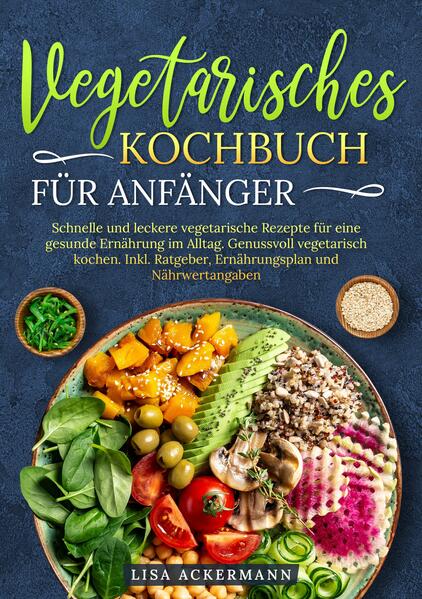 Möchtest Du Deine Ernährung umstellen, weißt aber nicht genau, wie Du anfangen sollst? Suchst Du nach fundierten Tipps, um die vegetarische Küche in Deinen Alltag zu integrieren und dabei gesund und lecker zu essen? Fragst Du Dich, ob die vegetarische Küche wirklich so vielseitig und lecker sein kann, wie sie oft angepriesen wird? Dann ist dieses Kochbuch genau das Richtige für Dich! Es bietet Dir nicht nur köstliche Rezepte, sondern auch einen umfassenden Ratgeber, der Dich Schritt für Schritt auf Deinem Weg zu einer gesunden, vegetarischen Ernährung begleitet. Die Vorteile dieses Buches: - Umfassender Ratgeber: Lerne, wie Du Deine Ernährung nachhaltig und gesund umstellen kannst - mit praktischen Tipps, die Dir helfen, vegetarisch zu leben, ohne auf Deine Lieblingsgerichte verzichten zu müssen. - Gesund und lecker: Entdecke, wie die vegetarische Küche Deinen Körper mit allen notwendigen Nährstoffen versorgt und dabei Deine Geschmacksnerven verwöhnt. - Einfach und schnell: Alle Rezepte sind so gestaltet, dass sie auch für Anfänger leicht nachzukochen sind - perfekt für den stressigen Alltag. - Effektives Abnehmen: Dank der gesunden, sättigenden Zutaten kannst Du Deine Ziele erreichen, ohne dabei ständig hungrig zu sein oder Kalorien zu zählen. - Gut für Dich und die Umwelt: Unterstütze die heimische Landwirtschaft und schone die Umwelt, indem Du weniger Fleisch konsumierst. Was Dich in diesem Buch erwartet: - Kulinarische Vielfalt: Rezepte, die alle Aspekte der vegetarischen Küche abdecken - von Frühstück bis Abendessen, inklusive Snacks und veganen Optionen. - Ernährungsplan und Tipps: Ein 14-tägiger Ernährungsplan, der Dir hilft, Deine neue Lebensweise erfolgreich umzusetzen, plus hilfreiche Tipps und Nährwertangaben zu jedem Rezept. - Rezepte für jeden Anlass: Egal ob für die Arbeit, Schule, oder einen gemütlichen Abend zu Hause - hier findest Du immer das passende Gericht. Verändere Dein Leben mit der vegetarischen Küche - sichere Dir jetzt Dein persönliches Exemplar und starte noch heute in eine gesündere Zukunft!