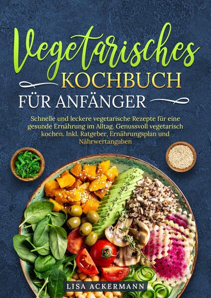 Möchtest Du Deine Ernährung umstellen, weißt aber nicht genau, wie Du anfangen sollst? Suchst Du nach fundierten Tipps, um die vegetarische Küche in Deinen Alltag zu integrieren und dabei gesund und lecker zu essen? Fragst Du Dich, ob die vegetarische Küche wirklich so vielseitig und lecker sein kann, wie sie oft angepriesen wird? Dann ist dieses Kochbuch genau das Richtige für Dich! Es bietet Dir nicht nur köstliche Rezepte, sondern auch einen umfassenden Ratgeber, der Dich Schritt für Schritt auf Deinem Weg zu einer gesunden, vegetarischen Ernährung begleitet. Die Vorteile dieses Buches: - Umfassender Ratgeber: Lerne, wie Du Deine Ernährung nachhaltig und gesund umstellen kannst - mit praktischen Tipps, die Dir helfen, vegetarisch zu leben, ohne auf Deine Lieblingsgerichte verzichten zu müssen. - Gesund und lecker: Entdecke, wie die vegetarische Küche Deinen Körper mit allen notwendigen Nährstoffen versorgt und dabei Deine Geschmacksnerven verwöhnt. - Einfach und schnell: Alle Rezepte sind so gestaltet, dass sie auch für Anfänger leicht nachzukochen sind - perfekt für den stressigen Alltag. - Effektives Abnehmen: Dank der gesunden, sättigenden Zutaten kannst Du Deine Ziele erreichen, ohne dabei ständig hungrig zu sein oder Kalorien zu zählen. - Gut für Dich und die Umwelt: Unterstütze die heimische Landwirtschaft und schone die Umwelt, indem Du weniger Fleisch konsumierst. Was Dich in diesem Buch erwartet: - Kulinarische Vielfalt: Rezepte, die alle Aspekte der vegetarischen Küche abdecken - von Frühstück bis Abendessen, inklusive Snacks und veganen Optionen. - Ernährungsplan und Tipps: Ein 14-tägiger Ernährungsplan, der Dir hilft, Deine neue Lebensweise erfolgreich umzusetzen, plus hilfreiche Tipps und Nährwertangaben zu jedem Rezept. - Rezepte für jeden Anlass: Egal ob für die Arbeit, Schule, oder einen gemütlichen Abend zu Hause - hier findest Du immer das passende Gericht. Verändere Dein Leben mit der vegetarischen Küche - sichere Dir jetzt Dein persönliches Exemplar und starte noch heute in eine gesündere Zukunft!