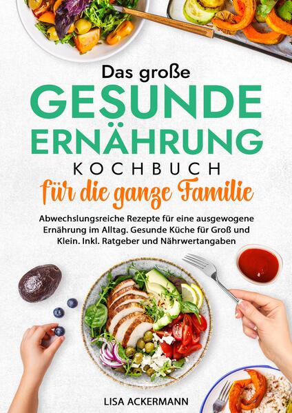 Möchtest Du Deine Familie gesund ernähren, ohne stundenlang in der Küche zu stehen? Fragst Du Dich, wie Du gesunde Gerichte zubereiten kannst, die sowohl Kindern als auch Erwachsenen schmecken? Bist Du auf der Suche nach praktischen Rezepten, die den Familienalltag erleichtern und gleichzeitig ausgewogen sind? Dann ist dieses Kochbuch genau das Richtige für Dich und Deine Familie! Es bietet Dir nicht nur abwechslungsreiche und einfache Rezepte, sondern auch einen umfassenden Ernährungsratgeber, der Dir hilft, eine gesunde und ausgewogene Ernährung in Euren Alltag zu integrieren. Die Vorteile dieses Buches: - Umfassender Ernährungsratgeber: Praktische Tipps für eine ausgewogene Ernährung, die auf die Bedürfnisse von Groß und Klein abgestimmt sind. - Kulinarische Vielfalt: Schmackhafte Rezepte, die von Baby- und Kinderernährung über Frühstück bis hin zu Abendessen sowie gesunden Snacks, Suppen und Partygerichten reichen. - Schnelle, alltagstaugliche Umsetzung: Einfache Rezepte, die auch von Anfängern leicht zubereitet werden können - ideal für den hektischen Familienalltag. - Gesunde Ernährung im Überblick: Am Ende des Buches findest Du eine praktische Übersicht über Obst- und Gemüsesorten, deren Vitamine und Mineralstoffe sowie ihre positiven Auswirkungen auf den Körper. Was Dich in diesem Buch erwartet: - Familiengerechte Rezepte: Appetitanregende Gerichte, die sowohl den Kleinsten als auch den Großen schmecken. - Nährwerte & Tipps: Zu jedem Rezept findest Du Kalorien- und Nährwertangaben sowie hilfreiche Kochtipps, damit Du immer genau weißt, was auf den Teller kommt. - Gesunde Alltagstipps: Konkrete Anleitungen und Rezepte, die Dir helfen, den Familienalltag gesünder und genussvoller zu gestalten. - Saisonale Inspiration: Nutze den Saisonkalender, um stets frische, regionale Zutaten in Deine Gerichte einzubringen. Sichere Dir jetzt Dein persönliches Exemplar und bringe gesunde, leckere Gerichte auf den Tisch für die ganze Familie!