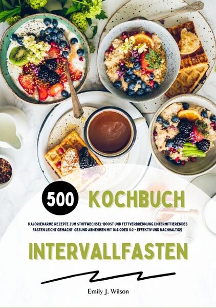 Intervallfasten Kochbuch: 500 kalorienarme Rezepte zum Stoffwechsel-Boost und Fettverbrennung (Intermittierendes Fasten leicht gemacht: Gesund Abnehmen mit 16:8 oder 5:2 - effektiv und nachhaltig!) Entdecke mit meinem "Intervallfasten Kochbuch" eine Fülle von 500 köstlichen und kalorienarmen Rezepten, die deinen Stoffwechsel ankurbeln und die Fettverbrennung unterstützen. Als Ernährungsberaterin bin ich davon überzeugt, dass Intervallfasten nicht nur ein Weg zum Abnehmen ist, sondern auch ein Schlüssel zu einer gesünderen Lebensweise für alle. Tauche ein in die Welt des Intervallfastens und erfahre, wie diese flexible Methode nicht nur beim Abnehmen helfen kann, sondern auch zahlreiche gesundheitliche Vorteile bietet. Von der Verbesserung des Stoffwechsels bis zur Unterstützung der Zellreinigung durch Autophagie - Intervallfasten hat viel zu bieten, und ich zeige dir, wie du diese Vorteile für dich nutzen kannst. In meinem Buch findest du nicht nur eine Vielzahl von Rezepten für verschiedene Fastenmethoden, sondern auch praktische Tipps und Ratschläge, wie du Intervallfasten in deinen Alltag integrieren kannst. Erfahre mehr über die positiven Auswirkungen auf deine Gesundheit, sei es die Reduzierung von Entzündungen, die Verbesserung der Insulinempfindlichkeit oder die Förderung eines gesunden Herz-Kreislauf-Systems. Egal, ob du gerade erst mit dem Intervallfasten beginnst oder bereits Erfahrung damit hast - mein Buch bietet für jeden etwas. Lass dich inspirieren von den leckeren Rezepten, erfahre mehr über die verschiedenen Fastenmethoden und entdecke, wie Intervallfasten nicht nur beim Abnehmen, sondern auch beim Erreichen eines gesünderen Lebensstils helfen kann. Also, worauf wartest du noch? Tauche ein in die Welt des Intervallfastens und entdecke, wie diese einfache Methode dein Leben verändern kann. Hol dir noch heute mein "Intervallfasten Kochbuch" und starte deine Reise zu einem gesünderen und glücklicheren Ich!