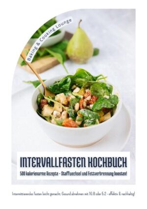 Intervallfasten Kochbuch: 500 kalorienarme Rezepte - Stoffwechsel und Fettverbrennung boosten! (Intermittierendes Fasten leicht gemacht: Gesund abnehmen mit 16:8 oder 5:2 - effektiv und nachhaltig!) Tauche ein in die Welt des gesunden Abnehmens mit unserem "Intervallfasten Kochbuch"! Entdecke 500 kalorienarme Rezepte, die deinen Stoffwechsel ankurbeln und die Fettverbrennung auf Hochtouren bringen. Egal, ob du die 16:8, 5:2 oder eine andere Methode bevorzugst - dieses Buch bietet vielfältige Optionen für nachhaltiges und effektives Intervallfasten. Unsere Rezepte sind nicht nur lecker, sondern auch perfekt abgestimmt auf die Bedürfnisse von Frauen und Männern, die mit Intervallfasten durchstarten möchten. Lass dich von einem ausgewogenen Fastenrhythmus und einem sinnvollen Essen-Fasten-Zyklus führen, um deine Gewichtsreduktion auf gesunde Weise zu unterstützen. Für Anfänger bieten wir einen leicht verständlichen Fastenplan und wertvolle Tipps, um erfolgreich in die Welt des Intervallfastens einzusteigen. Gesund abnehmen war noch nie so einfach! Tauche ein in die Erfahrungen anderer, entdecke die Vorteile von Intervallfasten und finde deinen persönlichen Erfolgsweg. Erfahre, wie Intervallfasten nicht nur das Abnehmen fördert, sondern auch positive Auswirkungen auf deine Gesundheit und deinen Stoffwechsel hat. Mit praktischen Rezepten, einem umfassenden Fastenzeitplan und wertvollen Informationen rund um das Thema Intervallfasten begleiten wir dich auf dem Weg zu deinen persönlichen Gesundheitszielen. Entdecke die Freiheit des Intervallfastens für Berufstätige und integriere es mühelos in deinen Alltag. Erfahre mehr über Autophagie, den Metabolic Switch und wie Intervallfasten sogar deine Insulinresistenz positiv beeinflussen kann. Dieses Fastenbuch wird durch "Trink dich gesund: Vitamin-Wasser mit Früchten und Kräutern" ergänzt - eine erfrischende Möglichkeit, deinen Körper nicht nur mit wichtigen Nährstoffen zu versorgen, sondern auch den vollen Geschmack von selbstgemachtem Vitaminwasser zu genießen. Gesundheit, Wohlbefinden und Abnehmen ohne strenge Diät - all das erwartet dich in unserem "Intervallfasten Kochbuch". Bestelle jetzt und erlebe die faszinierende Welt des Intervallfastens!