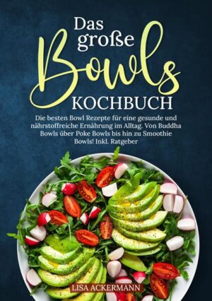 Hast Du Lust auf gesunde und leckere Mahlzeiten, die schnell zubereitet sind? Möchtest Du Deinen Körper optimal mit Nährstoffen versorgen, ohne auf Geschmack zu verzichten? Suchst Du nach kreativen Rezeptideen, die sich problemlos in Deinen Alltag integrieren lassen? Dann ist dieses Bowl-Kochbuch genau das Richtige für Dich! Dieses Buch zeigt Dir, wie leicht und schnell Du leckere und gesunde Bowls zubereiten kannst - perfekt für jeden Tag. Egal, ob Du süße, herzhafte, vegane, vegetarische oder Bowls mit Fisch und Fleisch bevorzugst, hier findest Du die passenden Ideen für jede Gelegenheit. Jede Schüssel ist nicht nur ein echter Hingucker, sondern versorgt Dich auch mit allen wichtigen Nähr- und Vitalstoffen, die Dein Körper braucht. Die Vorteile dieses Buches: - Umfassender Ratgeber: Neben den Rezepten bietet das Buch wertvolle Tipps und Anleitungen, wie Du Bowls nach Deinen individuellen Bedürfnissen zusammenstellst und die besten Zutaten auswählst. - Schnelle und unkomplizierte Zubereitung: Alle Rezepte sind so gestaltet, dass Du ohne viel Aufwand eine nahrhafte und leckere Bowl zaubern kannst - ideal für den hektischen Alltag. - Gesunde und ausgewogene Ernährung: Jede Bowl ist reich an Vitaminen, Mineralstoffen und Ballaststoffen, die Deinen Körper optimal unterstützen. - Für jeden Geschmack: Egal, ob Du Dich vegan, vegetarisch, Low Carb oder proteinreich ernährst - dieses Rezeptbuch bietet Dir die perfekte Vielfalt, um Deine Ernährung abwechslungsreich zu gestalten. Was Dich in diesem Buch erwartet: - Abwechslungsreiche Rezepte: Von Buddha Bowls bis Smoothie Bowls - entdecke die große Vielfalt der Bowls. - Antworten auf Deine Fragen: Wie kreiert man eine perfekte Bowl? Was macht Bowls so gesund? Welche Zutaten passen besonders gut zusammen? All diese Fragen werden ausführlich beantwortet. - Leckere Bowls für jeden Anlass: Ob Frühstück, Mittagessen, Abendessen oder Snacks - Bowls passen in jeden Ernährungsplan. - Gesund und lecker: Bowls versorgen Dich mit vielen wichtigen Vitaminen, sekundären Pflanzenstoffen und Ballaststoffen und sind dabei farbenfroh und köstlich. Sichere Dir jetzt Dein Exemplar und bringe frischen Schwung in Deine Küche mit leckeren Bowls!