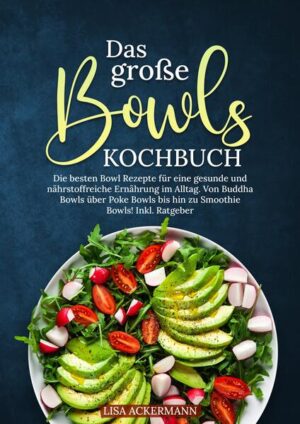 Hast Du Lust auf gesunde und leckere Mahlzeiten, die schnell zubereitet sind? Möchtest Du Deinen Körper optimal mit Nährstoffen versorgen, ohne auf Geschmack zu verzichten? Suchst Du nach kreativen Rezeptideen, die sich problemlos in Deinen Alltag integrieren lassen? Dann ist dieses Bowl-Kochbuch genau das Richtige für Dich! Dieses Buch zeigt Dir, wie leicht und schnell Du leckere und gesunde Bowls zubereiten kannst - perfekt für jeden Tag. Egal, ob Du süße, herzhafte, vegane, vegetarische oder Bowls mit Fisch und Fleisch bevorzugst, hier findest Du die passenden Ideen für jede Gelegenheit. Jede Schüssel ist nicht nur ein echter Hingucker, sondern versorgt Dich auch mit allen wichtigen Nähr- und Vitalstoffen, die Dein Körper braucht. Die Vorteile dieses Buches: - Umfassender Ratgeber: Neben den Rezepten bietet das Buch wertvolle Tipps und Anleitungen, wie Du Bowls nach Deinen individuellen Bedürfnissen zusammenstellst und die besten Zutaten auswählst. - Schnelle und unkomplizierte Zubereitung: Alle Rezepte sind so gestaltet, dass Du ohne viel Aufwand eine nahrhafte und leckere Bowl zaubern kannst - ideal für den hektischen Alltag. - Gesunde und ausgewogene Ernährung: Jede Bowl ist reich an Vitaminen, Mineralstoffen und Ballaststoffen, die Deinen Körper optimal unterstützen. - Für jeden Geschmack: Egal, ob Du Dich vegan, vegetarisch, Low Carb oder proteinreich ernährst - dieses Rezeptbuch bietet Dir die perfekte Vielfalt, um Deine Ernährung abwechslungsreich zu gestalten. Was Dich in diesem Buch erwartet: - Abwechslungsreiche Rezepte: Von Buddha Bowls bis Smoothie Bowls - entdecke die große Vielfalt der Bowls. - Antworten auf Deine Fragen: Wie kreiert man eine perfekte Bowl? Was macht Bowls so gesund? Welche Zutaten passen besonders gut zusammen? All diese Fragen werden ausführlich beantwortet. - Leckere Bowls für jeden Anlass: Ob Frühstück, Mittagessen, Abendessen oder Snacks - Bowls passen in jeden Ernährungsplan. - Gesund und lecker: Bowls versorgen Dich mit vielen wichtigen Vitaminen, sekundären Pflanzenstoffen und Ballaststoffen und sind dabei farbenfroh und köstlich. Sichere Dir jetzt Dein Exemplar und bringe frischen Schwung in Deine Küche mit leckeren Bowls!