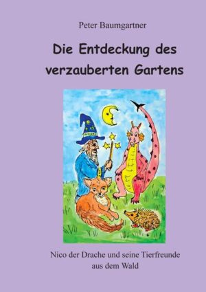 Ein Kinder-, Leseund Vorlesebuch mit dem rosaroten Drachen Nico und seinen vielen Tierfreunden im Wald. Nico verirrt sich im Wald und entdeckt mit seinem Freund, dem kleinen Fuchs ,den geheimnisvollen Garten des Zauberers. Darin ist alles riesengross. Nico staunt über all das Neue, das es zu entdecken gibt. Er trifft viele einheimische Waldtiere und am Schluss auch noch den Zauberer.