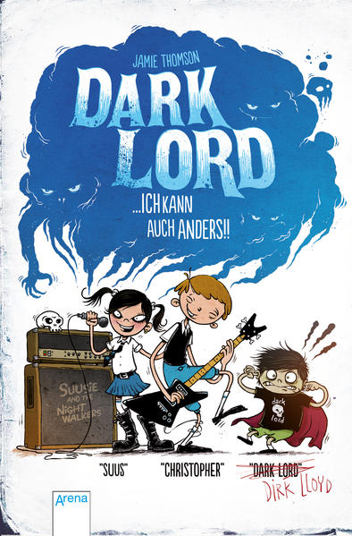 Nie hat man seine Ruhe! Nicht nur Dark Lord, Suus und Christopher sind wieder auf der Erde gelandet, auch den Dämon Gargon und den Edlen Ritter Rufino hat es hierher verschlagen. Und das Schlimmste: Dark Lords größter Widersacher, der Weiße Zauberer Hasdruban, ist ebenfalls aufgetaucht - ausgerechnet in Person des Schulleiters! Hasdruban plant nichts Geringeres als Dark Lord endgültig den Garaus zu machen, während Gargon, Rufino, Suus und Christopher lieber eine Band gründen. Dark Lord muss sich schleunigst etwas einfallen lassen. Bei den neun Höllen der Verdammnis!