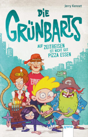 Zacks Familie ist außergewöhnlich. Wer verbringt schon wie die Grünbarts seine Ferien am liebsten in anderen Zeiten? Mit ihrem Zeitreise- Wohnmobil ist das kein Problem. Da haben Zacks Eltern eine geniale Idee: Sie bieten Zeitreisen für jedermann an! Prompt steht die erste Kundschaft vor der Tür. Die Bakers schenken ihrem Sohn Mikey die „Furchtlose Krieger- Tour“. Als die Azteken jedoch überhaupt nicht zum Kakaotrinken aufgelegt sind und ein Wikingerjunge unversehens mit ihnen in die Gegenwart zurückreist, ist das Chaos perfekt!