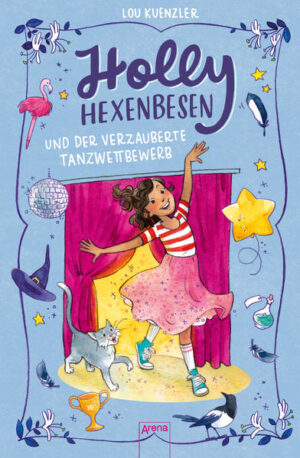 Einen Monat lang auf Magie verzichten, das kriegt Holly hin. Doch kaum hat sie ihren Flamingozauberstab in den Urlaub geschickt, taucht plötzlich Tante Tollkraut auf und will, dass Holly sie zurück ins Zauberreich begleitet! Zum Glück verschwindet sie bald wieder. Die Begegnung hat Holly fast schon wieder vergessen, als ein großer Tanzwettbewerb in Frohdorf angekündigt wird. Aber bei dem Wettbewerb geht es ziemlich verhext zu … Steckt Tante Tollkraut etwa dahinter? Und wie soll Holly sich ohne Zauberstab gegen sie wehren?