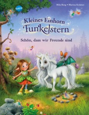 Einhörner sind so wunderbar! Sie fliegen, erfüllen Wünsche und galoppieren über Regenbögen. Nur das kleine Einhorn Finya kann das alles noch nicht so gut. Aber das macht nichts, wenn es mit seinen besten Freunden, dem Koboldmädchen Trixi und Fledermaus Kalle zusammen ist. Doch eines Nachts purzelt auf einmal ein Stern vom Himmel, direkt vor Finyas Hufe. Wird sie es schaffen, ihn nach Hause zu bringen und endlich bis ganz hinauf zu den Sternen zu fliegen?