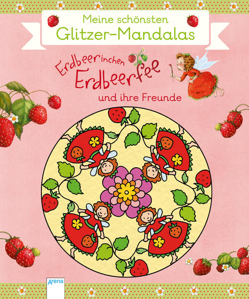 Glitzernde Erdbeeren und Blütenblätter, Feen und Schmetterlinge. Mit diesen bunten Mandalas tauchen kleine Künstler ein in die glänzende Welt von Erdbeerinchen. Die wunderschönen Glitzer- Mandala- Vorlagen laden zum Ausmalen ein. Und mit den bunten Hintergründen macht das gleich noch mehr Spaß. Ein farbenfroher Glitzer- Mal- Spaß für kleine Künstler und ihre große Fantasie.