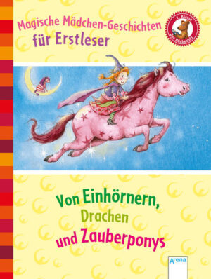 Mit diesen sechs zauberhaften Abenteuern in einem Band fällt das Lesenlernen leicht! Riese Krawatz hat alle Tiere im Einhorn- Wald zu Stein verwandelt. Deshalb fasst das kleine Einhorn Glitzerstern einen wagemutigen Plan, um seine Freunde zu retten. Auch Prinzessin Piepenbrink ist mutig! Sie will den fürchterlichen Drachen kennenlernen. Hexe Paulina wünscht sich ein fliegendes Pony anstelle ihres Hexenbesens. Werden die Wünsche und Pläne in Erfüllung gehen?