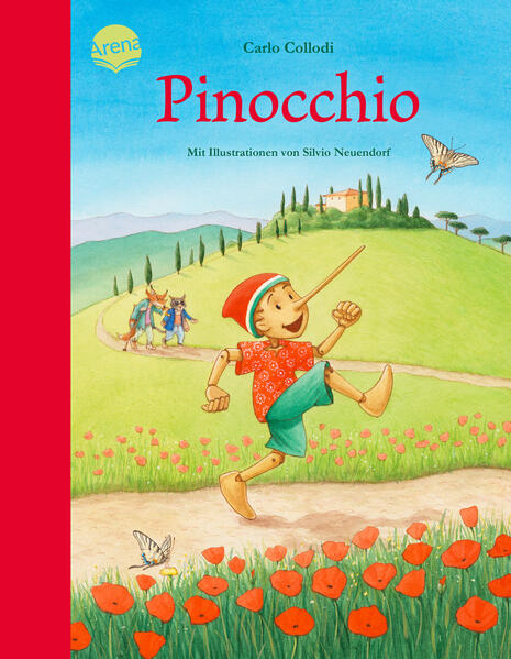 Beliebte Kinderbuch- Klassiker kindgerecht erzählt und wunderschön illustriert - zum Vorlesen für Kinder ab 4 Jahren. Pinocchio, der Junge aus Holz, möchte zu gerne ein Mensch aus Fleisch und Blut werden. Doch bis es soweit kommt, gerät er in viele Abenteuer: Er trickst ein hinterlistiges Gaunerpaar, den Fuchs und die Katze, aus. Er trifft eine gute Fee, wird in einen Esel verwandelt und vieles mehr. Immer wenn er dabei schwindelt, wächst seine Nase lang und länger. Aber manchmal ist das sogar ganz praktisch. Zum Beispiel, wenn man versehentlich in den Bauch eines Wals gerät … Ein Bilderbuch- Abenteuer für Kinder ab vier Jahren und die ganze Familie - hochwertig ausgestattet mit Leinenrücken