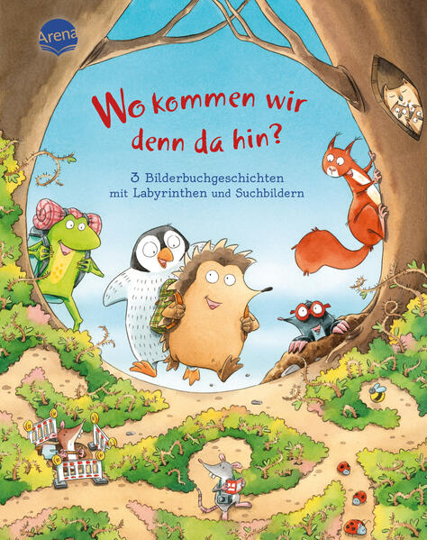 Bilderbuchgeschichten und Rätselspaß in einem dicken Sammelband Rumms! Vor der Tür von Igel Ignatz landet ein riesiges Ei. Und daraus schlüpft ein Möp und es sollte schnellstens zu seiner Familie zurückgebracht werden! Doch wo ist das bloß? Oh, oh! Der Kobel von Eichhörnchen Rina wurde weggeweht! Ob sie ihn mit Hilfe ihrer Freunde wiederfinden wird? In der hintersten Ecke seiner Drachenhöhle hat Drache Feuerschweif die Schatzkiste von Prinzessin Rosarot versteckt. Doch eines Tages ist sie verschwunden. Wer steckt dahinter? Es beginnt eine spannende Suche nach dem Dieb! Mit großen Labyrinth- Seiten, Suchund Zählbildern zum Mitraten Sammelband bestehend aus: Igel Ignatz und das Möp. Wo kommen wir denn da hin? (2016) Hier geht's lang! Ein echtes Muthörnchen findet immer seinen Weg (2017) Drache Feuerschweif und das Goldgefunkel (2019)