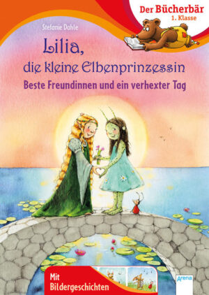 Lesen lernen mit Lilia, der kleinen Elbenprinzessin Das macht stark für die erste Klasse Im Seerosenschloss herrscht dicke Luft! Lilia hat sich mit ihrer besten Freundin Fea gestritten. Na und! Doch als Lilia dem kranken Igel ihr Lied zur Heilung vorsingen will, bekommt sie plötzlich keinen Ton mehr heraus. Könnte das etwas mit dem Streit zu tun haben? Dieses Buch richtet sich an Leseanfänger in der 1. Klasse. Die übersichtlichen Leseeinheiten und kurzen Zeilen sind ideal zum Lesenlernen. Zahlreiche Bildergeschichten unterstützen das Leseverständnis. Zusätzlich regen lustige Buchstabenund Leserätsel am Ende des Buches zum Nachdenken und zum Gespräch über die Geschichte an. Denn Kinder, die viel Gelegenheit zum Sprechen haben, lernen schneller lesen. Empfohlen von Westermann Mit Bücherbärfigur am Lesebändchen Der Titel ist auf Antolin.de gelistet Weitere Bücher mit Lilia: Erstleser: 978- 3- 401- 71101- 0 Lilia, die kleine Elbenprinzessin Das verzauberte Einhorn Bilderbücher: 978- 3- 401- 09604- 9, Lilia, die kleine Elbenprinzessin 978- 3- 401- 09798- 5, Lilia, die kleine Elbenprinzessin Zaubernacht im Elbenwald 978- 3- 401- 70769- 3, Lilia, die kleine Elbenprinzessin Die geheimnisvolle Zauberkugel 978- 3- 401- 71044- 0, Lilia geht zum Elbenball Mein zauberhaftes Anzieh- Spiel- Buch Weitere Figuren von Stefanie Dahle: Erdbeerinchen Erdbeerfee, Rosa Rosenherz, und Frida, die kleine Waldhexe Empfohlen von Westermann