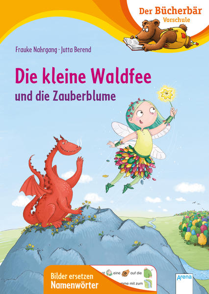 Mila fürchtet sich oft und viel. Immerhin ist sie nur eine kleine Waldfee. Aber als der böse Zauberer alle Bewohner des Waldes bedroht, muss sie etwas unternehmen. Eine Waldfee beschützt ihren Wald! Auf der Suche nach Hilfe muss sie einen reißenden Fluss, einen hohen Berg und einen gefährlichen Drachen überwinden. Und schlussendlich stellt sie sich dem Zauberer trotz ihrer Angst bewaffnet mit nichts als einer zarten Blume. Lesenlernen mit dem Bücherbär Dieses Buch richtet sich an Kinder im Vorschulalter. Die Namenwörter wurden durch Bilder ersetzt, wodurch auch Kinder „Mitlesen“ können, die das Abc noch nicht gelernt haben. Das macht neugierig und Lust auf mehr. Zusätzlich regen Rätsel am Ende des Buchs zum Gespräch über die Geschichte an. Denn Kinder, die viel Gelegenheit zum Sprechen haben, lernen auch schneller lesen. Empfohlen von Westermann Mit Bücherbärfigur am Lesebändchen Der Titel ist auf Antolin.de gelistet