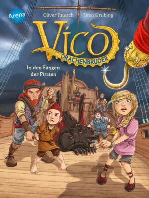 Ein fantastisches Leseabenteuer für Jungen und Mädchen, ideal für Wenigleser und Drachen- Fans! Vico und Mona sind überglücklich ihre Mutter gefunden zu haben. Aber wo ist ihr Vater? Auf der Suche nach ihm geraten sie in ein schweres Unwetter und in die Fänge von Piraten. Die Kinder und ihre Drachen beweisen Mut und landen schließlich auf einer geheimnisvollen Insel. Werden sie hier endlich ihren Vater finden? Kurze Kapitel mit leicht lesbarer Fibelschrift garantieren schnellen Leseerfolg. Coole und witzige Illustrationen auf jeder Seite entführen in Vicos Welt der Drachen. Weitere Bände der Reihe: - Das Geheimnis des funkelnden Amuletts - Angriff des schwarzen Drachen - Der Schatz im Feuerberg Der Titel ist auf Antolin.de gelistet.