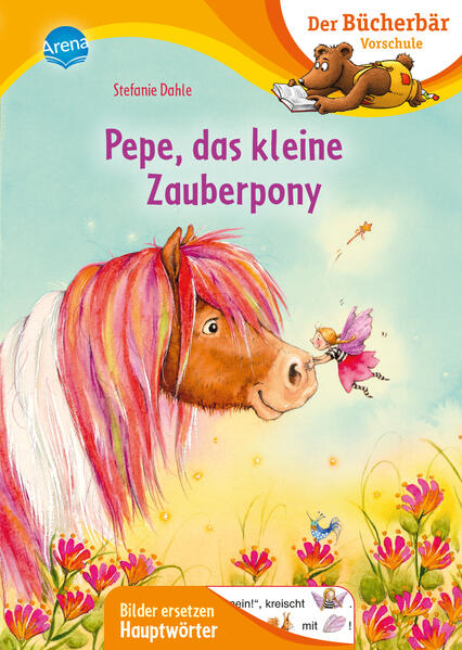 Ein zauberhaftes Zauberpony- Abenteuer für Vorschulkinder ab 5 Jahren. Pony Pepe döst gemütlich auf der Weide. Plötzlich muss er kräftig niesen. Und nanu, auf einmal hat er goldene Hufe und ein buntes Fell! Wie cool ist das denn? Wäre da nicht diese nervige kleine Fee, die behauptet, Pepe hätte ihren Zauberstab kaputt gemacht … Ein kunterbuntes Zauberpony- Abenteuer nimmt seinen Lauf. • Bilder ersetzen Hauptwörter • Kinder, die das Abc noch nicht gelernt haben, können mitlesen • Rätsel am Ende des Buches • Rätseln und Mitlesen steigern die Neugier und machen Lust auf mehr • Empfohlen von Westermann • Gedruckt auf Umweltpapier und zertifiziert mit dem „Blauen Engel“ • Der Titel ist auf Antolin.de gelistet