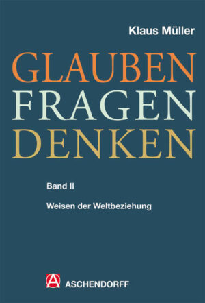 Zum Selbstverständnis christlicher Theologie gehört seit Anfang, auf dem Forum der philosophischen Vernunft zur Rechenschaft über den eigenen Glauben bereit zu sein. In der katholischen Tradition hat sich dazu die selbständige Disziplin der Propädeutik oder Philosophischen Grundfragen der Theologie herausgebildet. Im vorliegenden Lehrbuch werden alle wichtigen Themenfelder, die in die Kompetenz dieses Faches fallen, erschlossen und für Studierende der Theologie aufbereitet. Systematische Perspektiven werden dabei historisch so profiliert, dass daraus eine Einladung zum Selberdenken entsteht. Nach Form und Inhalt sind die thematischen Einheiten so angelegt, dass sie im Rahmen der neuen Studiengänge nach Maßgabe des Bologna-Prozesses teils zu kompletten Philosophie-Modulen zusammengefasst, teils in größeren Modulen mit anderen thematisch relevanten Disziplinen vernetzt werden können. Während im Band I (erschienen 2006) die für alle Studiengänge unverzichtbaren zehn Basisthemen in der Begegnung von Philosophie und Theologie durchgearbeitet wurden, bietet der Band II unter dem Rahmentitel „Weisen der Weltbeziehung“ eine Auseinandersetzung mit den Themenbereichen der Erkenntnis- und Wissenschaftstheorie, der Medienphilosophie, der Hermeneutik, der Ethik, der Ästhetik und der Ontologie in einer Vertiefung und Verdichtung, die dem Studienniveau in Master-Progammen sowie im Diplom-Studiengang (bzw. Magister theologiae) angemessen ist. Im Band III werden unter dem Titel „Selbstbeziehung und Gottes-frage“ dann die Themenbereiche der Anthropologie einschließlich der Naturphilosophie, der Religionsphilosophie und der philosophischen Gotteslehre folgen. Querverweise zwischen den Bänden markieren die Zusammenhänge und Pfade der Vertiefung.