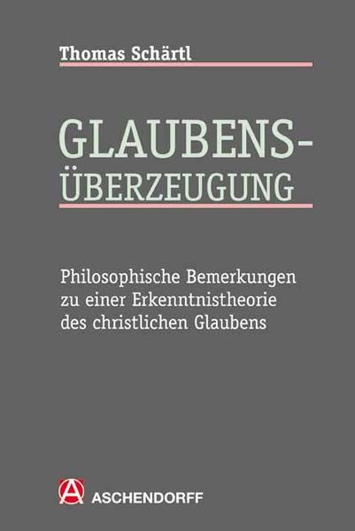 Der vorliegende Band versammelt Studien zur Verantwortung religiöser Überzeugungen. Die Blickrichtung ist bewusst aus der Perspektive des christlichen Theismus formuliert und will vor allem dem Unternehmen „christlicher Philosophie“ gerecht werden. Für seinen innovativen Ansatz wurde der Verfasser im Sommer 2006 mit dem Nachwuchsförderpreis der Westfälischen Wilhelms-Universität Münster ausgezeichnet. Das vorliegende Buch wurde zudem im akademischen Jahr 2006/07 an der Hochschule für Philosophie (Philosophische Fakultät S.J.) in München als Habilitationsschrift angenommen. Obwohl die einzelnen Studien unterschiedliche Ausgangspunkte wählen und Einzelaspekte des Vernunft-Glaube-Ver-hältnisses dis-kutieren, zeigt die vorliegende Monographie jedoch, dass sich die verschiedenen Kapitel (die Diskussion reicht von atheistischen Anfragen bis hin zur Realismusproblematik) wechselseitig ineinander spiegeln und dass sie bei aller Verschiedenheit in Hin-sicht auf ihren Beitrag zur Architektur des Ganzen doch um ein The-ma kreisen: nämlich dass die Glau-bensüberzeugung ihre eigene Würde besitzt, die sie aber vom Gebot intel-lektueller und argu-mentativer Transparenz nicht dispensiert. Mit dem Begriff der „Glaubens-Überzeugung“ versucht der Verfasser, einen eigenen Anstoß für das Unternehmen einer Erkenntnistheorie des christlichen Glaubens zu leisten. Er möchte dem Gebot rationaler Verantwortung ebenso gerecht werden wie der Einsicht, dass Glaubensgewissheit nicht auf Wissensgewissheit reduziert werden kann.