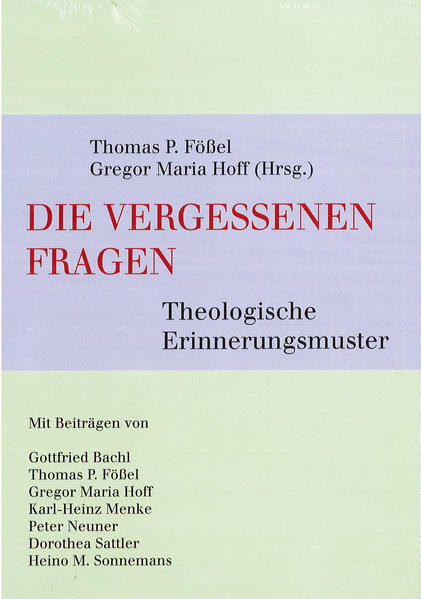 Die wissenschaftliche Theologie steht in ihrer professionellen Form zunehmend in Frage und vor erheblichen Herausforderungen. Wer an ihrer Zukunftsfähigkeit arbeitet, ist deshalb gut beraten, sich mit den vergessenen Problemstellungen ihrer Vergangenheit auseinanderzusetzen. Welche Fragen, welche Themen, welche Probleme sind aus den Blickpunkten aktueller Theologie verschwunden? Was wurde vergessen, weil es nicht mehr zeitgemäß erschien? Welche Denkmodelle wurden aufgegeben, welche theologischen Interpretationsfiguren weggeräumt? Daher vermittelt der Titel dieses Buches einen besonderen Arbeitsauftrag: »DIE VERGESSENEN FRAGEN. THEOLOGISCHEERINNERUNGSMUSTER