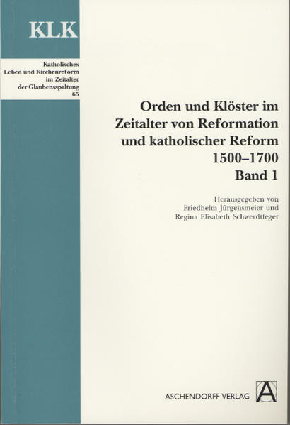 In den 64 bis 2004 erschienenen Bänden der KLK-Reihe wurden zwar mehrfach katholische Theologen behandelt, die Orden oder monastischen Institutionen angehörten, doch-abgesehen von einigen Einzelfragen-blieb das Thema "Klöster und Orden im Zeitalter von Reformation und katholischer Reform" bisher eher unberücksichtigt. Das verwundert angesichts der Tatsache, dass-außer Mönchen und Ordensleuten als Einzelpersonen-die Klöster und Orden in so erheblichem Maße sowohl aktiv als vor allem auch passiv in das Geschehen von Reformation, katholischer Reform und Konfessionalisierung involviert waren, dass dies zu einer weitgehenden Veränderung der monastischen Landschaften führte. In nicht wenigen bis dahin klösterlich reich gefüllten Landstrichen des Reiches verdünnte sich im Zuge der Reformation das monastische Leben auf lediglich wenige Restbestände oder schwand durch von der evangelischen Landesherrschaft verfügte Aufhebung und Auflösung der Klöster ganz. Dem gegenüber setzte ab der zweiten Hälfte des 16. Jahrhundert in katholischen oder bikonfessionellen Regionen durch Ordensneugründungen wie etwa die Jesuiten und Kapuziner, durch bei den alten Orden allmählich einsetzende innere Reform und Erneuerung und schließlich auch durch politische Einwirkung und Druck von außen nachgerade ein erneutes Aufblühen der Klöster und Orden ein mit weitreichender Auswirkung auf das allgemeine kirchliche und religiöse Leben. In drei Bänden der KLK-Reihe von 2005 bis 2007 werden diese Vorgänge an rund 30 monastischen Familien und Orden untersucht und dargestellt. Jedem Orden beigefügte Karten und Klosterlisten sollen helfen, einen guten optischen Eindruck über den Erhalt oder Verfall des Ordens zu vermitteln und eine rasche genaue Auskunft über das Schicksal des jeweiligen einzelnen Klosters zu ermöglichen. In diesem Band werden behandelt: Die Benediktiner und Benediktinerinnen, die Zisterzienser und Zisterzienserinnen, der Deutsche Orden und der Johanniterorden, die Serviten, die Birgitten, die Brüder vom Gemeinsamen Leben, die Chorfrauen und evangelischen Damenstifte sowie die Ursulinen.