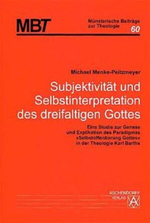 Karl Barth hat das fundamentale theologische Konzept der "Selbstoffenbarung Gottes" nicht nur-nach einigen Anläufen im 19. Jahrhundert-neu formuliert, sondern von ihm her mit eindrücklicher Konsequenz sein eigenes Denken entwickelt und strukturiert. Angesichts seiner Präsenz noch in der gegenwärtigen theologischen Grundsatzdiskussion unternimmt die Studie Menke-Peitzmeyers den Versuch, unter der Fragestellung der Verhältnisbestimmung von absoluter Subjektivität und Selbstinterpretation die Zumutung dieses großen theologischen Ansatzes am Schlüsselthema "Selbstoffenbarung" zu überprüfen und vor dem Hintergrund seiner Wirkungsgeschichte kritisch zu kommentieren.