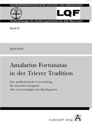 Amalar von Metz, wie der wohl bedeutendste Liturgiker der Karolingerzeit gewöhnlich in den Nachschlagewerken genannt wird, gibt der Forschung noch immer Rätsel auf. In welcher Beziehung er tatsächlich zu Metz stand, ist quellenmäßig nicht zu belegen. Hingegen ist er sicher um 810 mehrere Jahre lang Bischof von Trier gewesen. Im Auftrag Karls des Großen reiste er 813/814 an der Spitze einer offiziellen Delegation nach Konstantinopel. In Rom war er der authentischen römischen Liturgie auf der Spur. Seine beiden wichtigsten Schriften, »Liber officialis« und »De Ordine antiphonarii«, haben hohen Quellenwert. Die von ihm entscheidend ausgebildete allegorische Liturgieerklärung beherrschte, obwohl schon zu seiner Zeit umstritten, das ganze Mittelalter bis weit in die Neuzeit. Die Trierer liturgiewissenschaftliche Dissertation von Dávid Diósi schließt eine Lücke in der Amalar-Forschung. Zum ersten Mal werden hier die bisher zu wenig beachteten trierischen Zeugnisse über Amalar systematisch und kritisch ausgewertet. Darin erscheint Amalar gewöhnlich mit dem Doppelnamen »Amalarius Fortunatus«. Er gilt in der trierischen Historiographie seit dem 11./12. Jahrhundert als Erzbischof von Trier, Metropolit und liturgische Autorität ersten Ranges. Es wird ihm sogar der unzutreffende Titel eines »Cardinalis Romanus« zuerkannt. Irrtümlicherweise hat ihn die Lokaltradition mit einem apokryphen Trierer Bischof namens AFortunatus« identifiziert, dessen angebliche Reliquien in der ehemaligen Trierer Stiftskirche St. Paulin verehrt wurden. Während die Trierer Heiltumsschriften des 16. Jahrhunderts das Grab dieses »heiligen Amalarius Fortunatus« im Hochaltar von St. Paulin lokalisieren, zeigte man in Metz das Amalar-Grab in der Krypta der ehemaligen Abteikirche St. Arnulf. Diósi untersucht erstmals in einer faszinierenden Quelleninterpretation zusammenhängend beide Traditionen. Die Frage, wo Amalar tatsächlich bestattet war, bleibt am Ende aber weiterhin offen. Das gilt auch für die exakte Bestimmung seines Todesjahres (850/853). Doch erlaubt die erstmalige akribische Auswertung der Trierer Amalar-Zeugnisse in Auseinandersetzung mit dem aktuellen Forschungsstand Amalars Biographie in mehr als einem Punkt zu präzisieren und zu ergänzen. Damit sind nunmehr die besten Voraussetzungen gegeben für eine Gesamtstudie zur Liturgietheologie Amalars, die weiterhin ein Desiderat der Forschung bleibt.